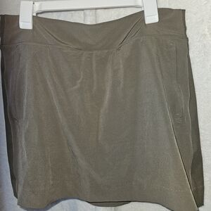 Women’s Olive Green Skirt - Sleek Casual Style